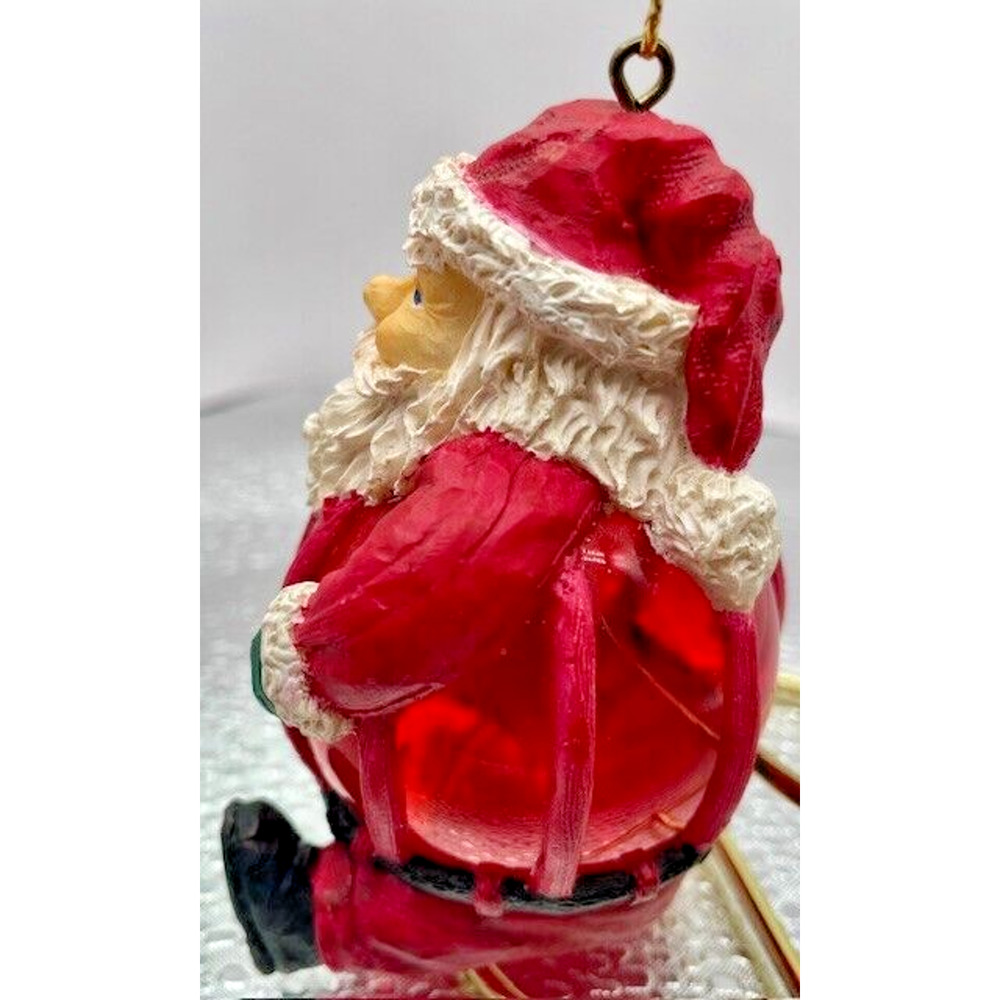 Vintage Santa Claus Glass Body Ornament 2" x 3" - Picture 4 of 7